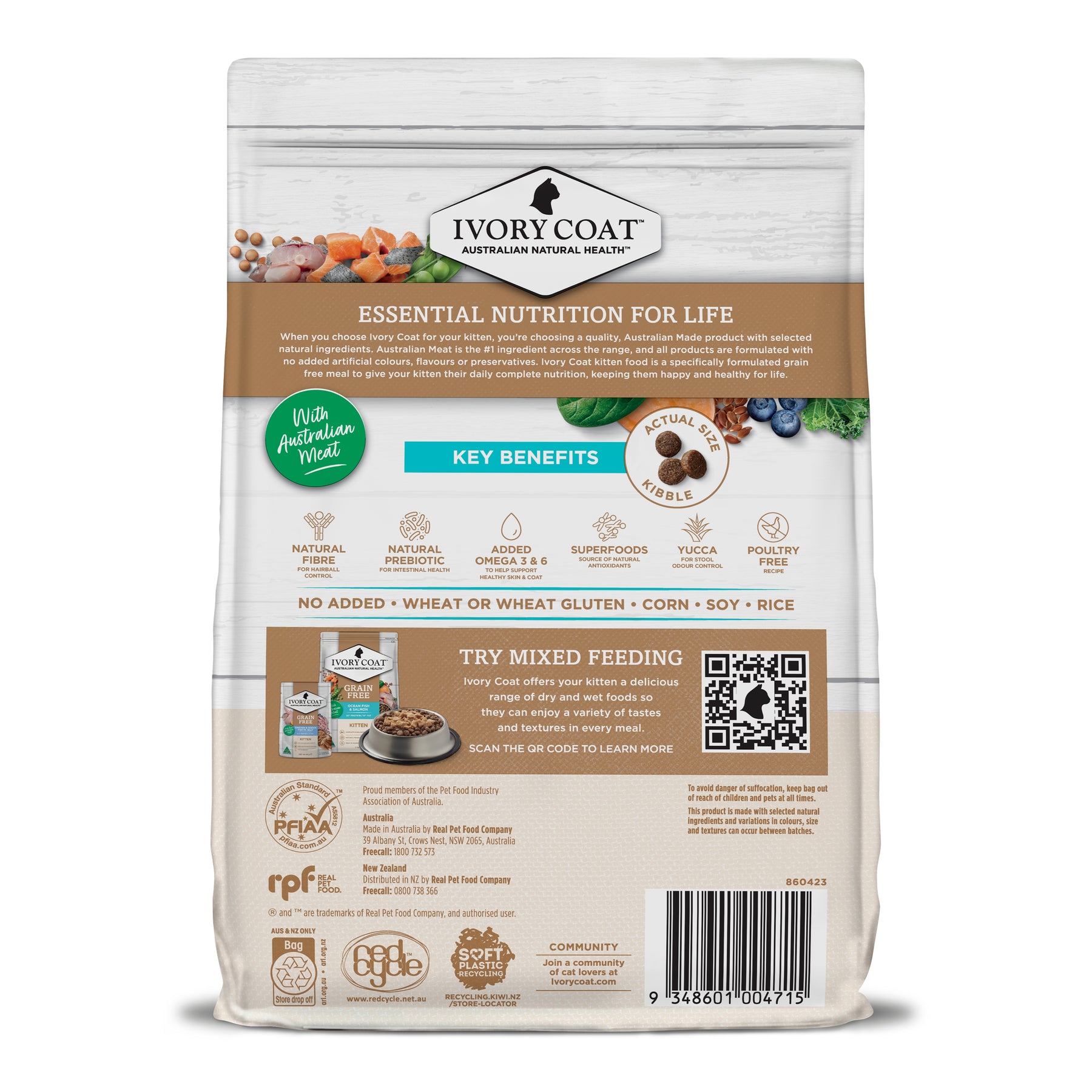 Grain Free Dry Kitten Food Ocean Fish & Salmon