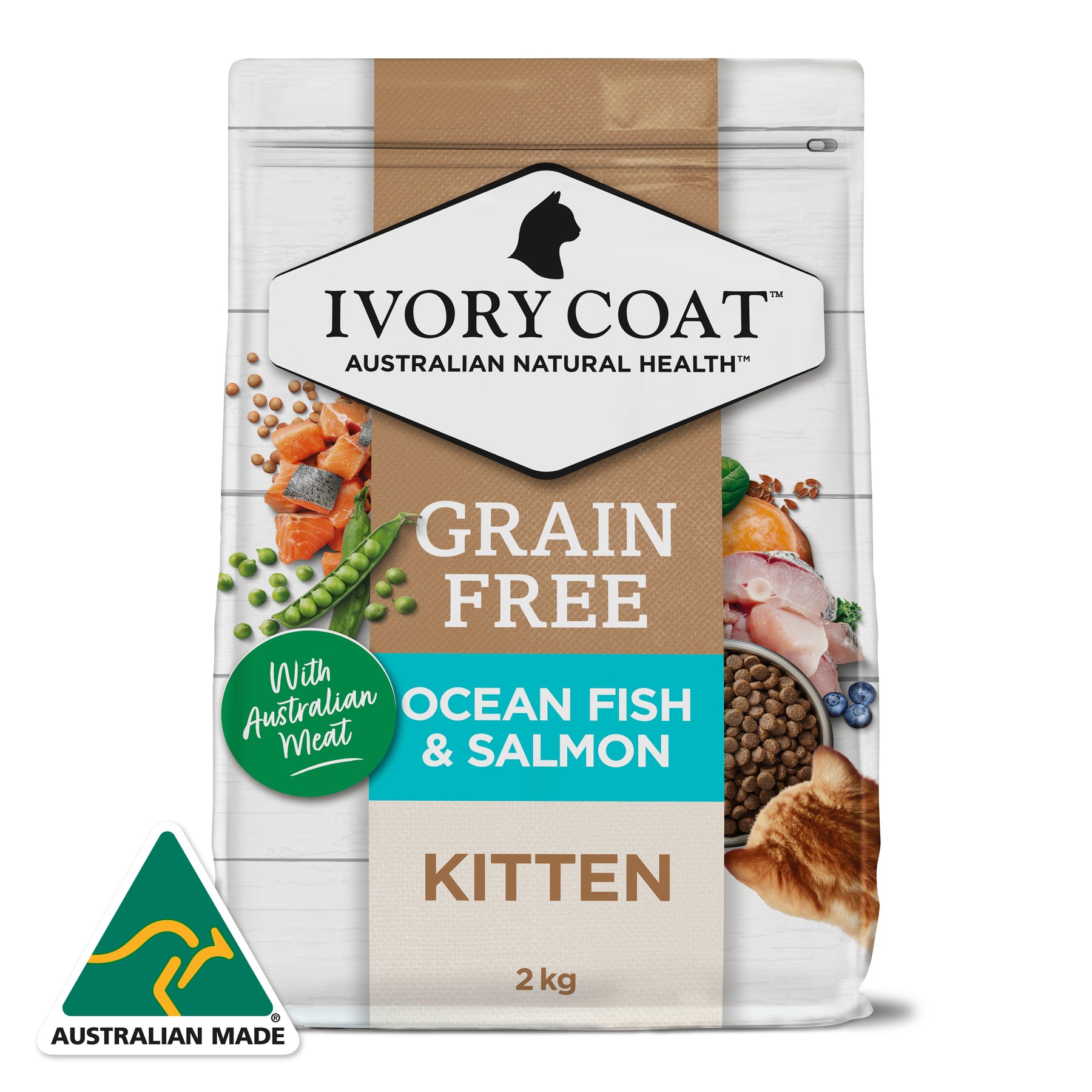 Grain Free Dry Kitten Food Ocean Fish & Salmon