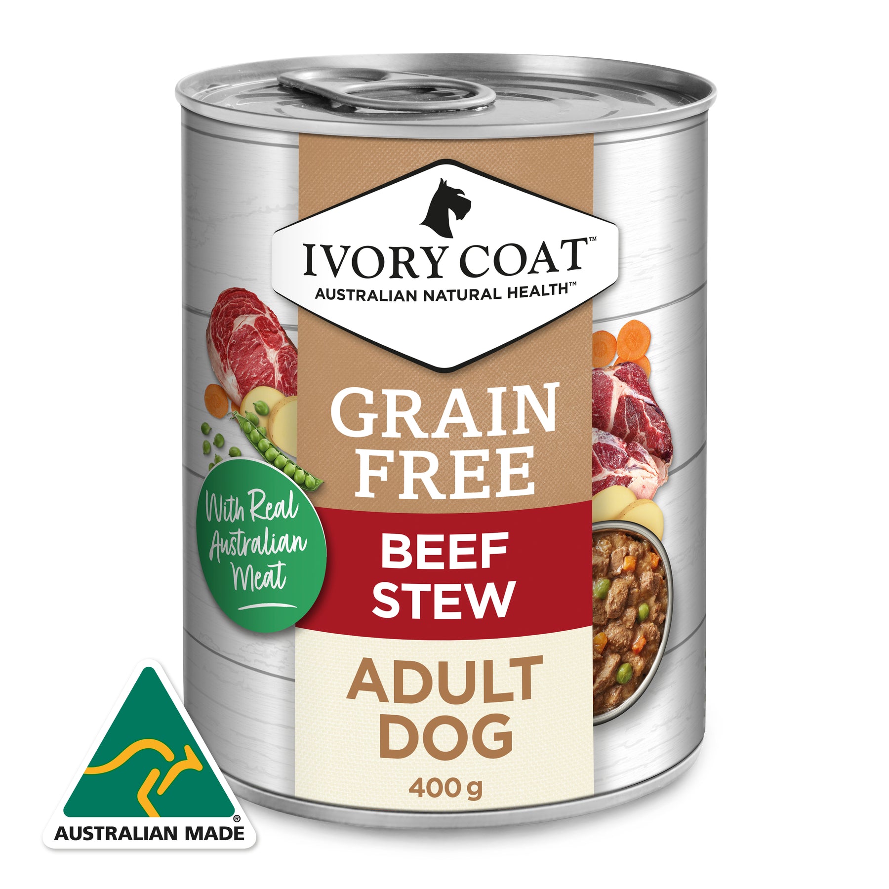 Grain Free Adult Wet Dog Food Beef Stew 400g