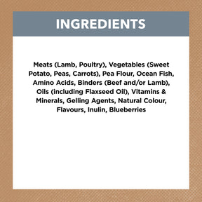 Grain Free Adult Wet Dog Food Lamb & Sardine Stew