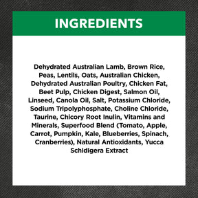 Holistic Nutrition Adult  All Breeds Dry Dog Food Lamb & Brown Rice