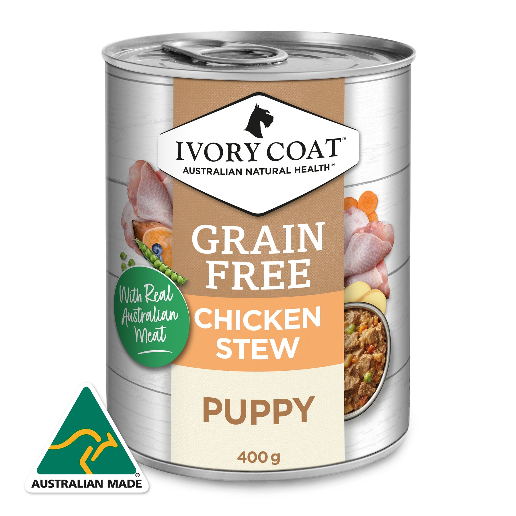 Grain Free Puppy Wet Dog Food Chicken Stew 400g