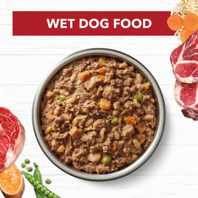 Holistic Nutrition Adult Wet Dog Food Beef & Brown Rice Loaf 400g