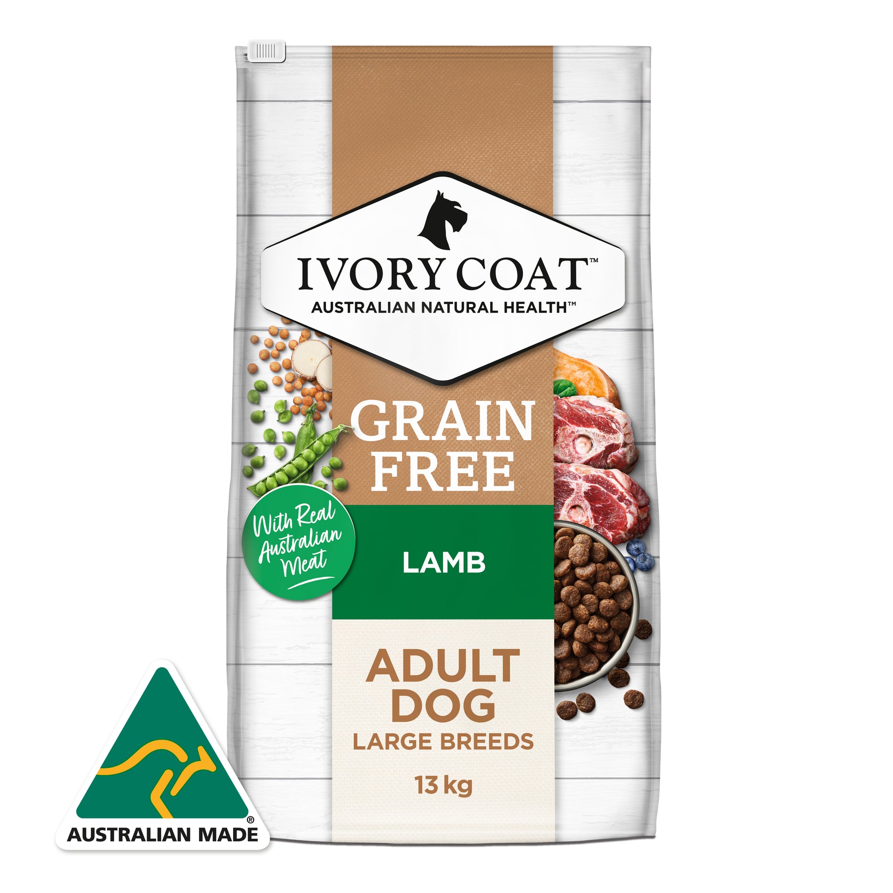 Grain Free Adult Large Breed Dry Dog Food Lamb