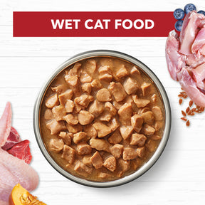 Grain Free Adult Wet Cat Food Chicken, Beef & Lamb in Gravy 85g