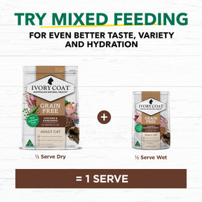Grain Free Adult Dry Cat Food Chicken & Kangaroo