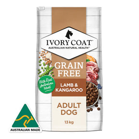 Grain Free Adult All Breeds Dry Dog Food Lamb & Kangaroo