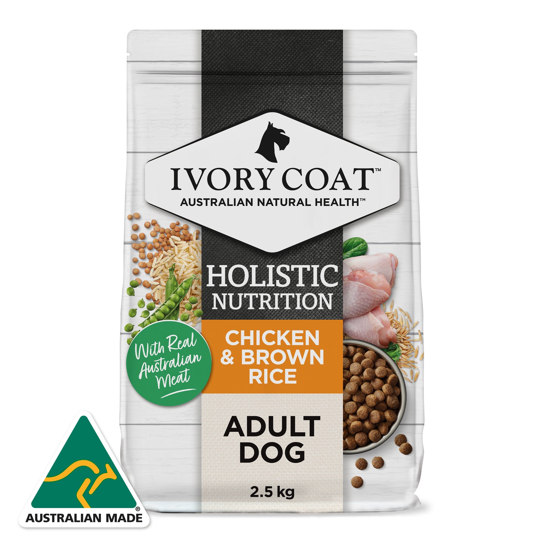 Holistic Nutrition Adult All Breeds Dry Dog Food Chicken & Brown Rice