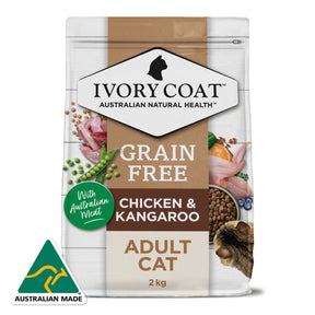 Grain Free Adult Dry Cat Food Chicken & Kangaroo 2kg