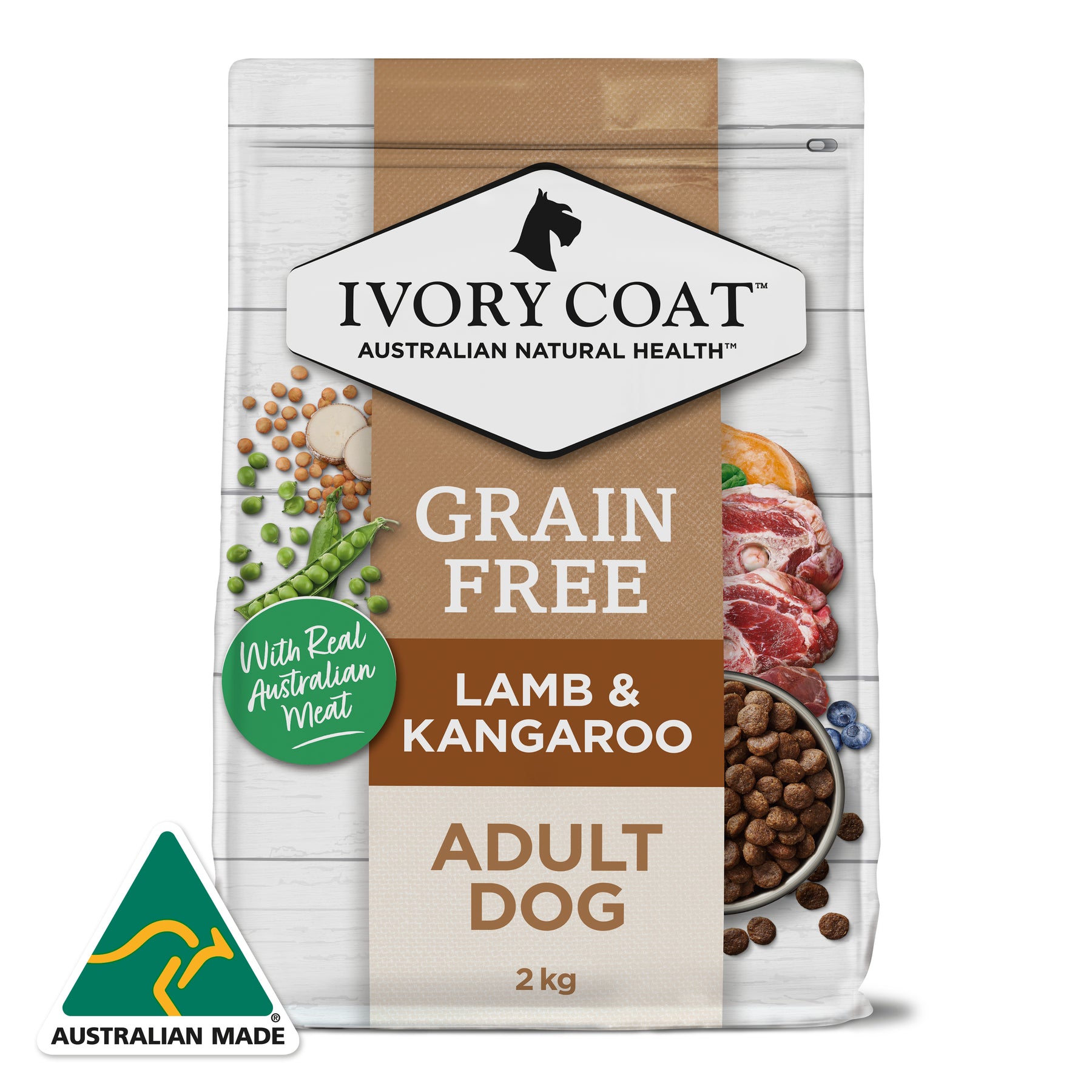 Grain Free Adult All Breeds Dry Dog Food Lamb & Kangaroo