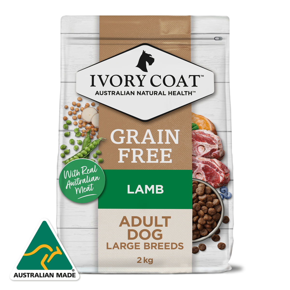 Grain Free Adult Large Breed Dry Dog Food Lamb